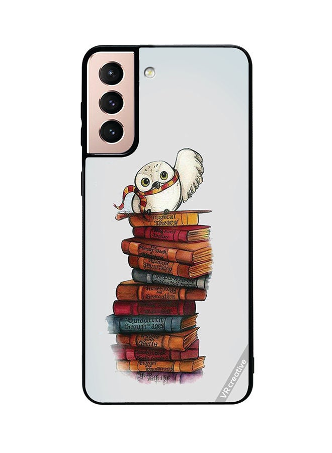 VR CREATIVE Protective Case Cover For Samsung Galaxy S21 Plus 5G Hogwards Owl Design Multicolour - Image 1