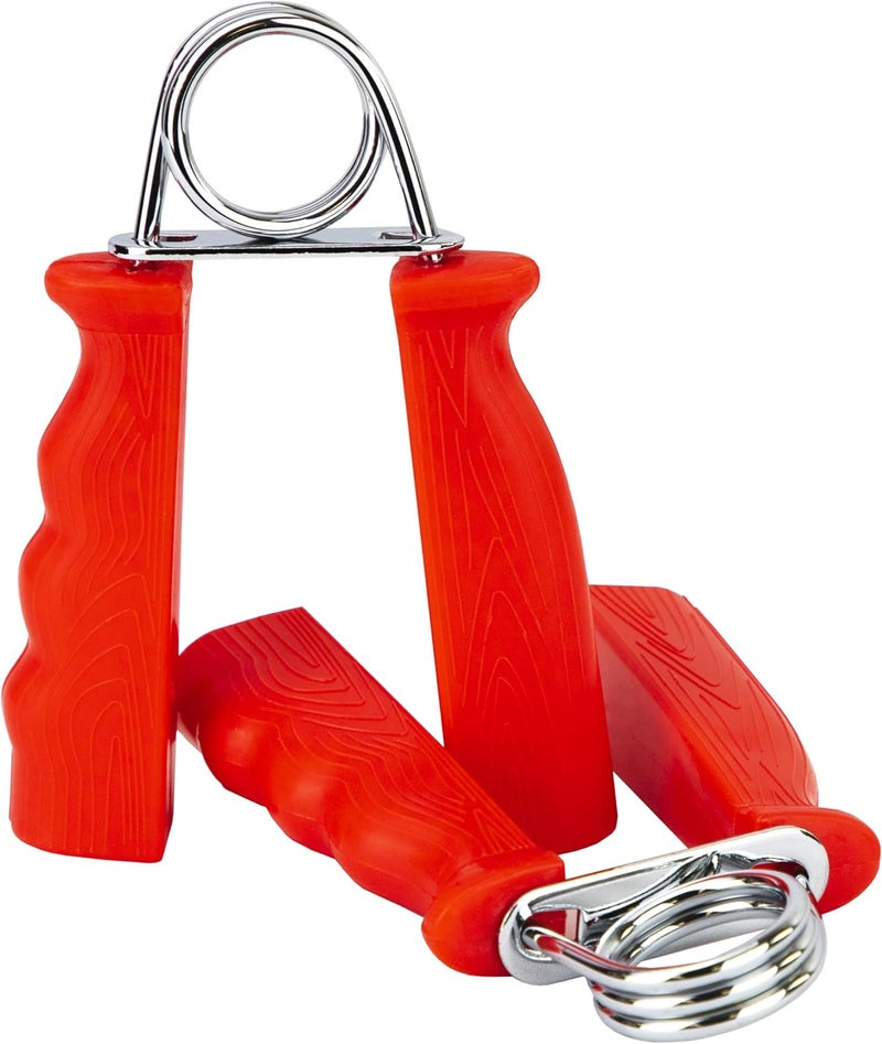 CanDo Hand Grip Exerciser Pair - Red, Light - 6 lb - Image 1