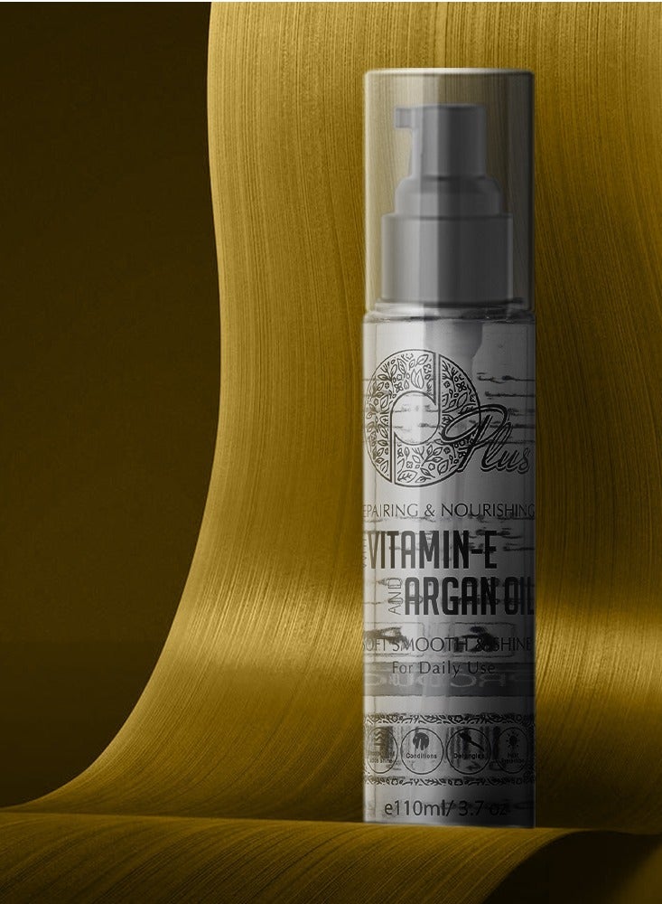 أوبلس مصل OPlus 110ml لإعادة بناء الشعر - مزيج فيتامين E وزيت الأرغان - Image 3
