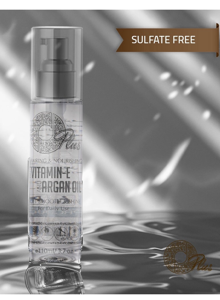 أوبلس مصل OPlus 110ml لإعادة بناء الشعر - مزيج فيتامين E وزيت الأرغان - Image 4