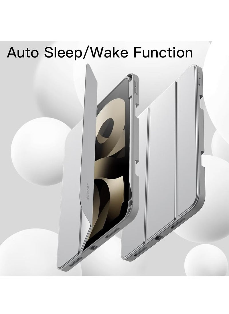 JAJEEK iPad Air 11-inch M2 2024 6th Generation Case with Pencil Holder – Silicone Magnetic Cover Slim Tablet Cover for iPad Air 11 inch M2 6th Generation - Image 5