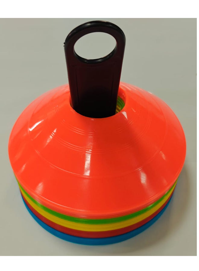 Soccer Cone Set 50 Pcs With 1 Hook