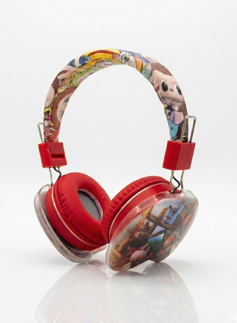 Portbae Kids Wireless Foldable Over-Ear Headphones AH-906G3 ,Comfortable wireless headphones for kids with over-ear design, clear sound, and a lightweight build—perfect for school, learning, and entertainment. - Image 1