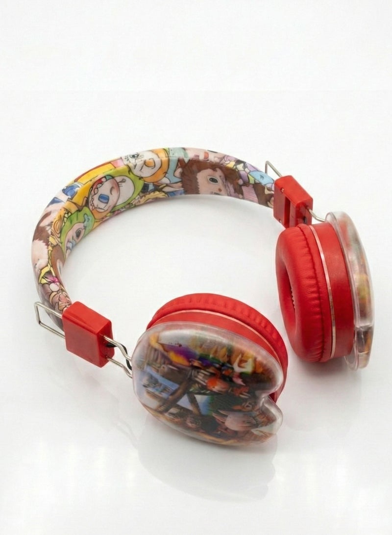Portbae Kids Wireless Foldable Over-Ear Headphones AH-906G3 ,Comfortable wireless headphones for kids with over-ear design, clear sound, and a lightweight build—perfect for school, learning, and entertainment. - Image 2