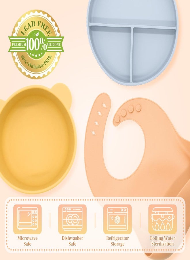 CHCC Silicone Baby Feeding Set 21 Pcs, Baby Led Weaning Supplies, Baby Feeding Supplies Set BPA Free, Essentials for Newborn Gift Mixed - Image 3