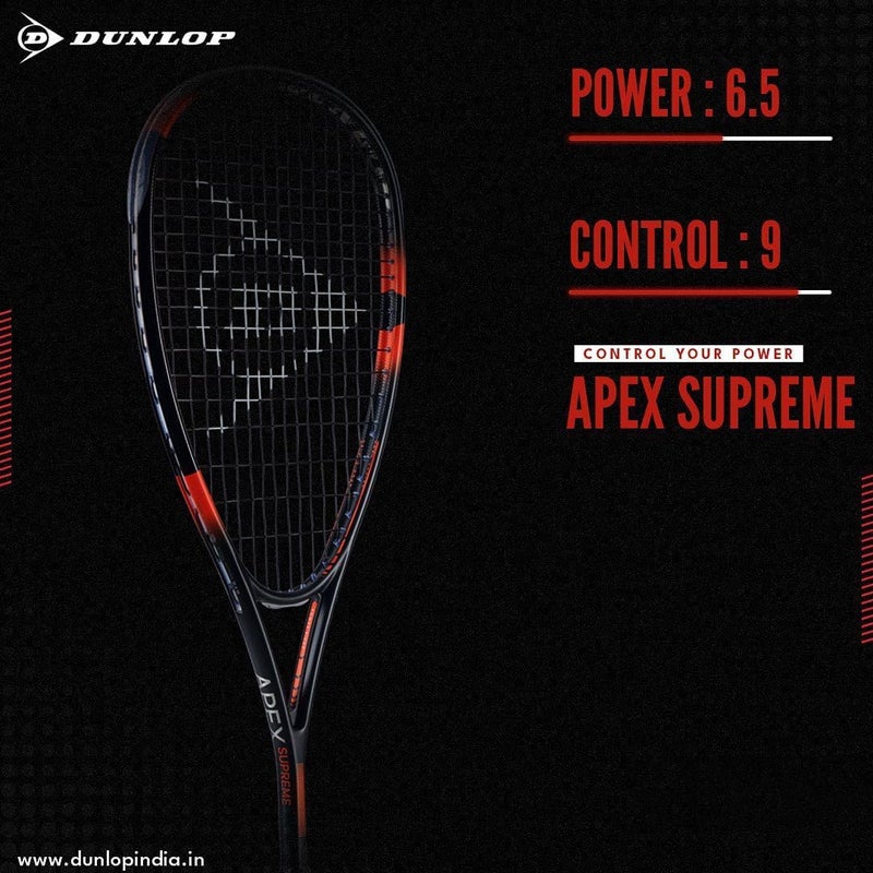 Dunlop Sports D SR Apex Supreme HL Squash Racquet - Image 5