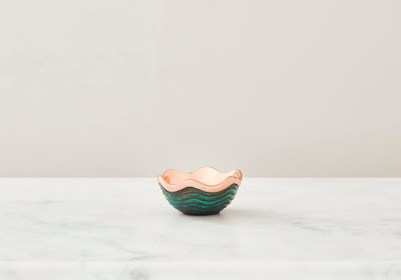nambe Small Copper Canyon Bowl | 6-Inch Fruit or Snack Bowl for Kitchen Counter, Table, Mantel Décor | Decorative Scalloped Edge Vegetable Basket | Salad Serving Bowl | 16-Ounce - Image 4