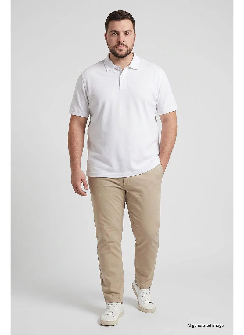 Tommy Life Men's Plus Size Cotton French Terry Polo Shirt - Pack of 2