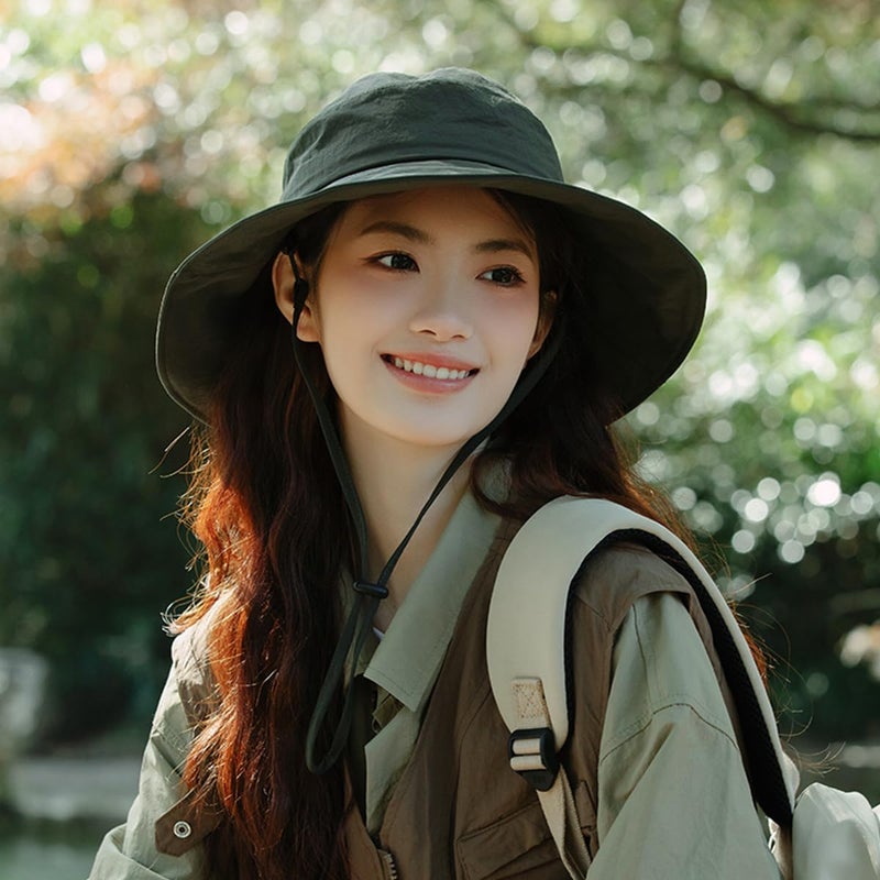 SOMALER Sun Hats for Women Wide Brim UPF50+ Outdoor Beach Hat Packable Summer Fishing Hiking Hat - Image 2