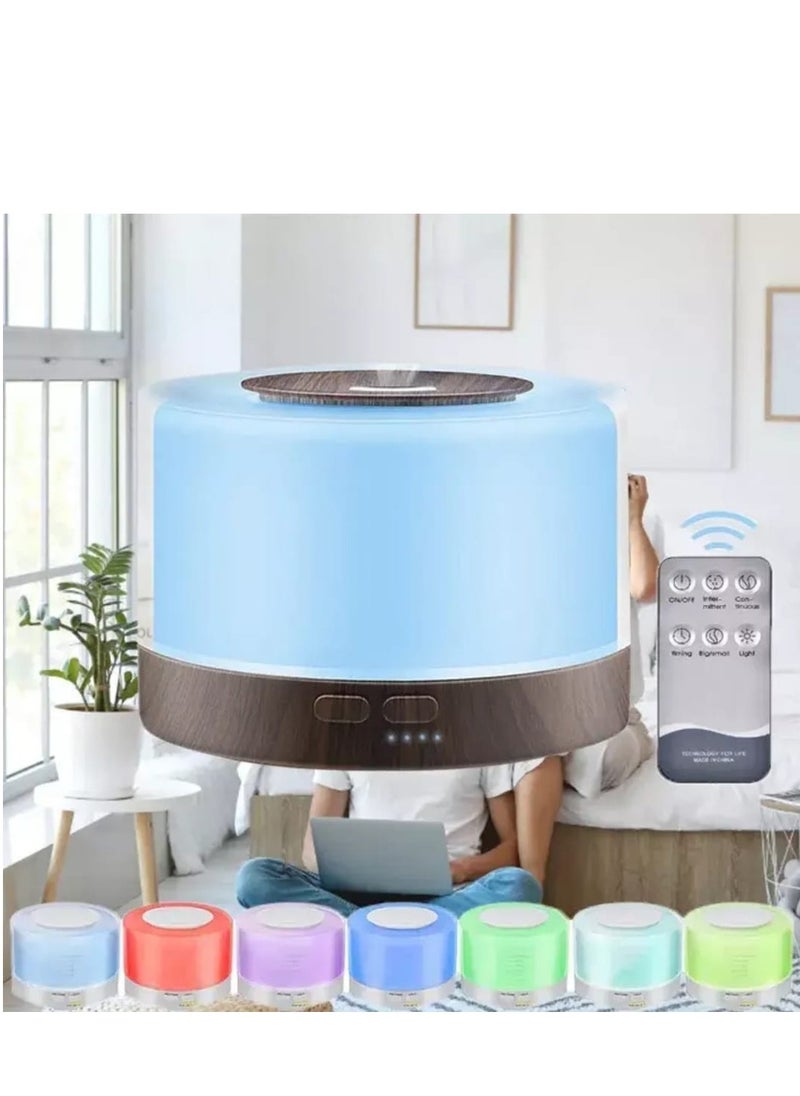 Essential Oil Diffuser Aromatherapy with Auto Shut Off, 4 Timers, BPA Free Design for Bedroom, Home, Office 700ml