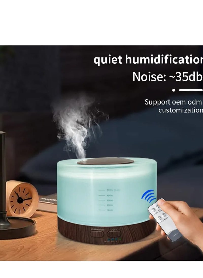 Essential Oil Diffuser Aromatherapy with Auto Shut Off, 4 Timers, BPA Free Design for Bedroom, Home, Office 700ml