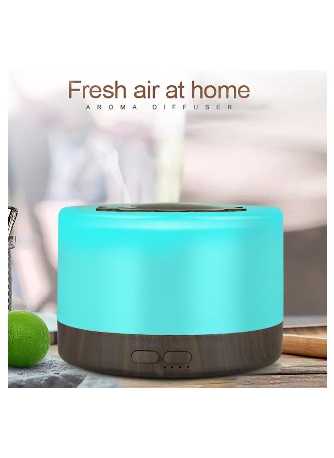 Generic Essential Oil Diffuser Aromatherapy with Auto Shut Off, 4 Timers, 7 Color Lights, BPA Free Design for Bedroom, Home, Office 700ml  - Image 2