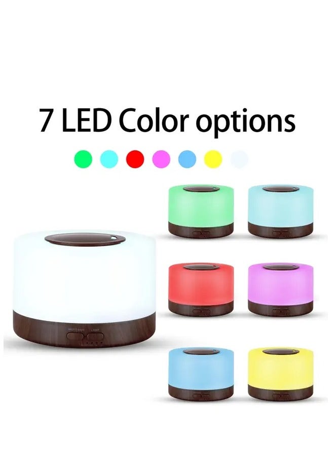 Generic Essential Oil Diffuser Aromatherapy with Auto Shut Off, 4 Timers, 7 Color Lights, BPA Free Design for Bedroom, Home, Office 700ml  - Image 3