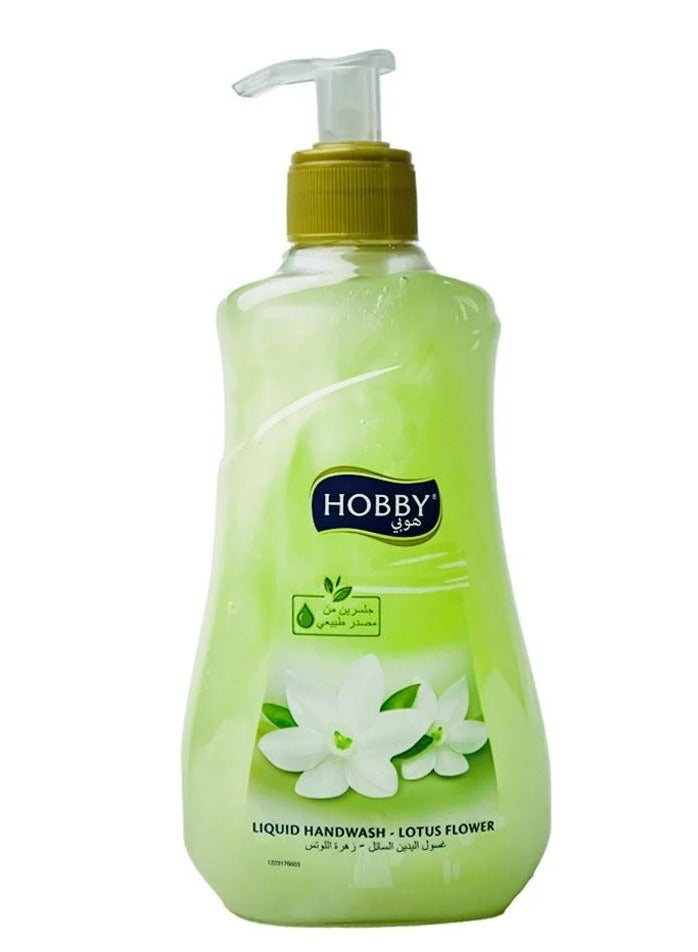 Hobby Liquid Hand Wash with Lotus Flower Scent - 400 ml 