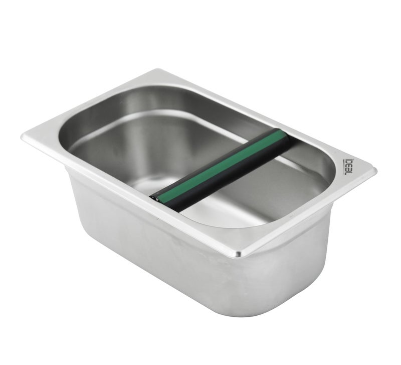 Ideal Stainless Steel Coffee Knock Box Small | Durable Barista Knockout Container | Heavy-Duty Countertop Knock Bin for Espresso Machines (Big) - Image 4