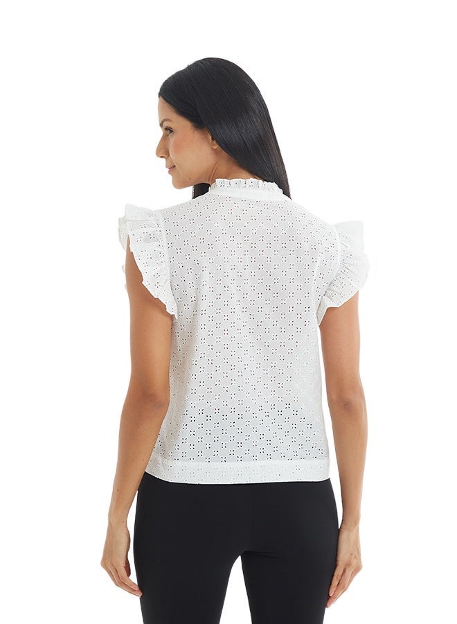 ASHARAE Women's Top With Butterfly Sleeve Comfortable Material, Breathable Daily Wear, Casual Fashion Outfit, Special Occasion Outfit, Trendy & Chic Apparel - Image 4
