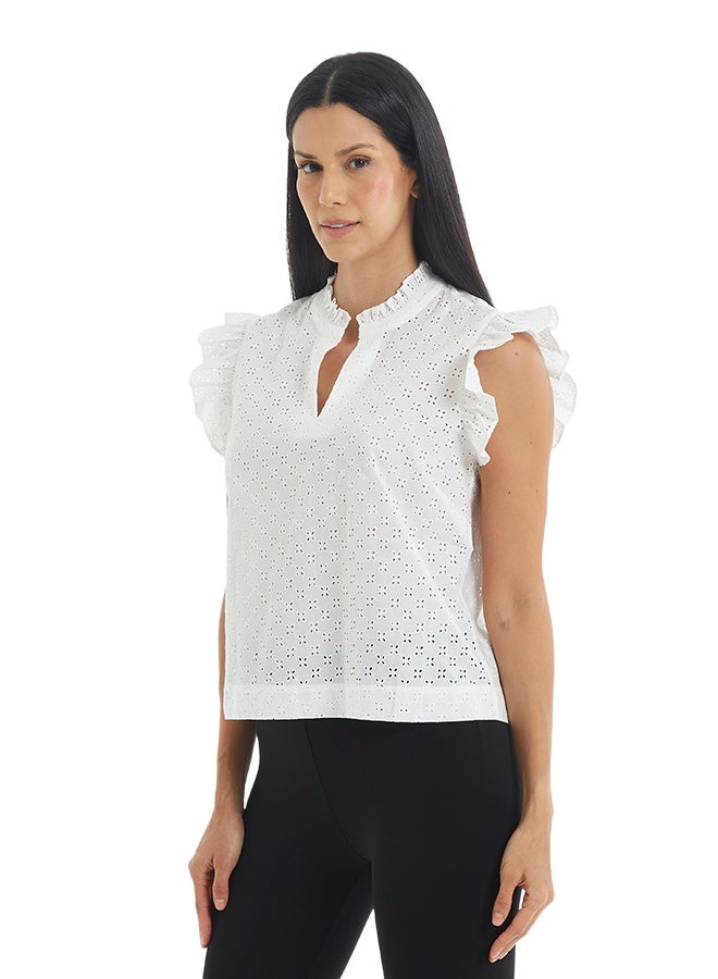 ASHARAE Women's Top With Butterfly Sleeve Comfortable Material, Breathable Daily Wear, Casual Fashion Outfit, Special Occasion Outfit, Trendy & Chic Apparel - Image 3