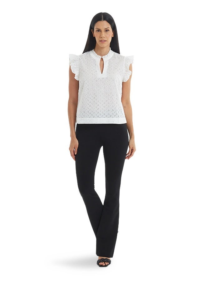 ASHARAE Women's Top With Butterfly Sleeve Comfortable Material, Breathable Daily Wear, Casual Fashion Outfit, Special Occasion Outfit, Trendy & Chic Apparel - Image 5