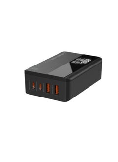 100W USB C Charger, 4-Port Desktop USB Charger Station with PD+QC3.0, Multiport Fast Charger Adapter Compatible with MacBook Pro/Air, iPhone 13 Pro Max/12 Pro Max, iPad Series