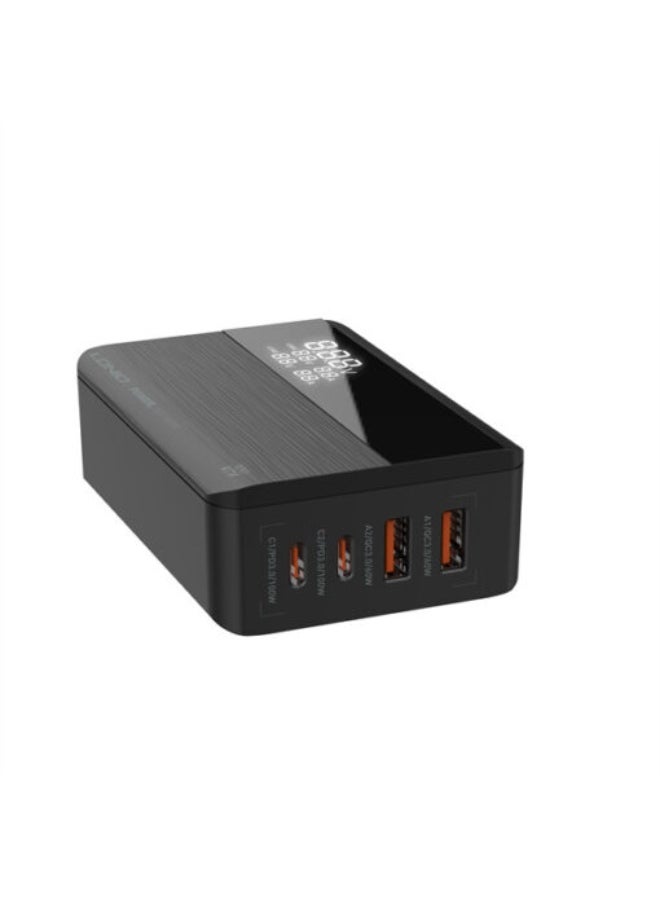 LDNIO - 100W USB C Charger, 4-Port Desktop USB Charger Station with PD+QC3.0, Multiport Fast Charger Adapter Compatible with MacBook Pro/Air, iPhone 13 Pro Max/12 Pro Max, iPad Series - Image 1
