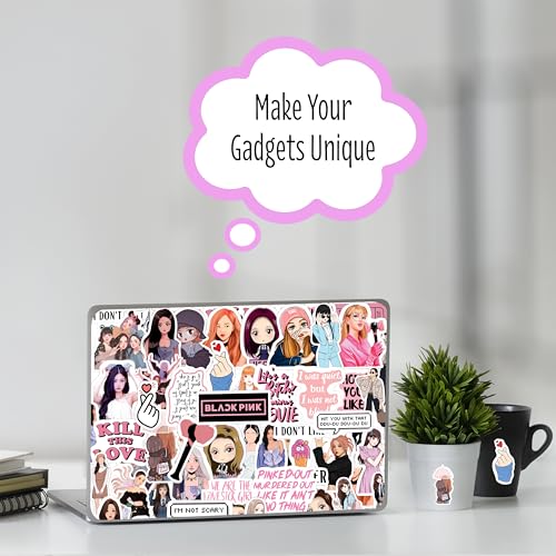 Goelite Blackpink Stickers Merch, K-Pop Vinyl Sticker Stationery Set for Journals, Mobile Phone Covers, Diary, Water Bottles, Aesthetic (Pack of 52) - Image 3
