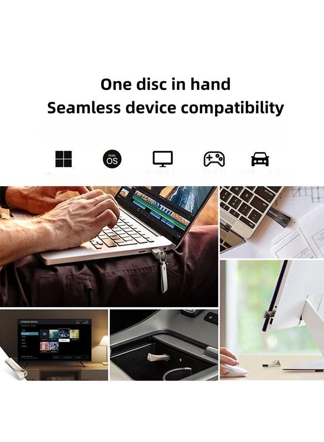 Samsung 128GB USB 3.0 High-Speed Read/Write Flash Drive Metal Housing Waterproof Multi-Device Compatible Data Storage - Image 2