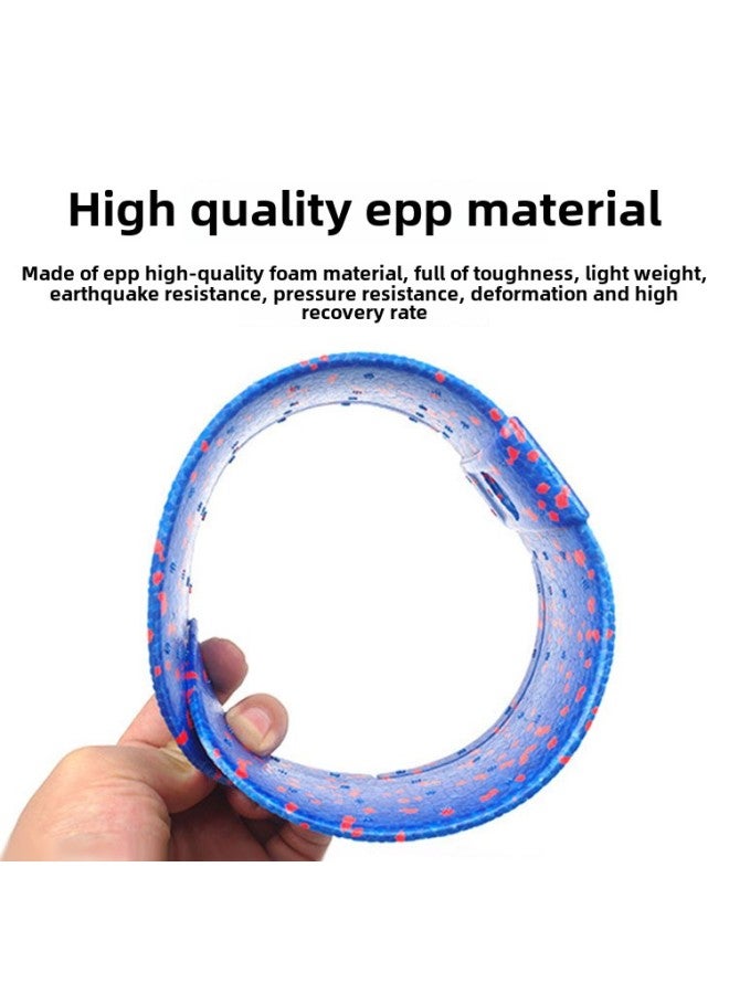 Foam Aircraft 44cm Hand Throwing Foam Aircraft Outdoor Children's Toy Gliding Swing Aircraft Model Sliding Toy-Color:Blue Foam Aircraft 44cm ]  - Image 3