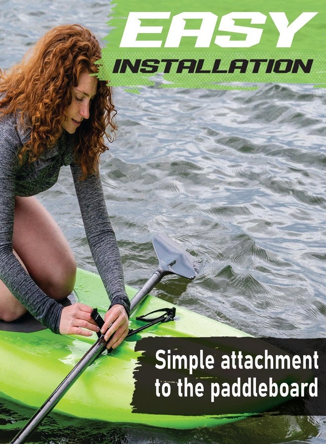 Gradient Fitness 4 Pieces Kayak Paddle Clip, Sup Paddleboard Keeper Paddle Clip Paddle Holder (Black) - Image 4