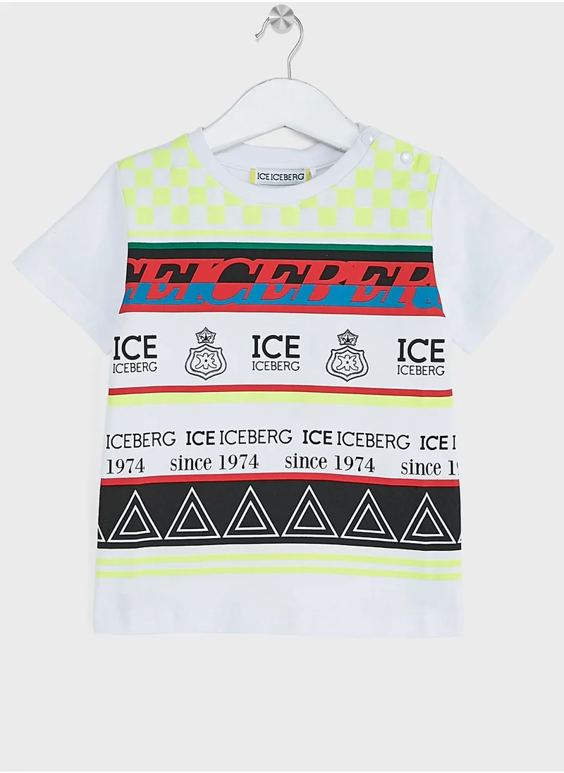 Ice Iceberg Kids Printed T-Shirt