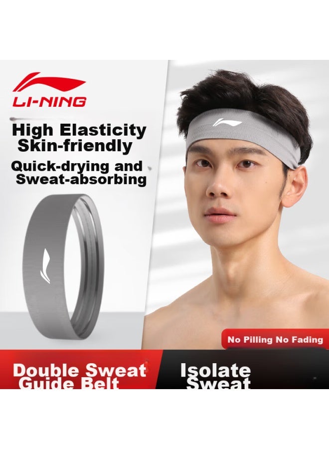 Li-Ning Li-ning Sports Sweatband, Sweat-absorbing Headband For Men And Women, Sweat-guiding Band For Basketball, Running, Yoga, Sweat-proof Headband, Hair Tie  - Image 1