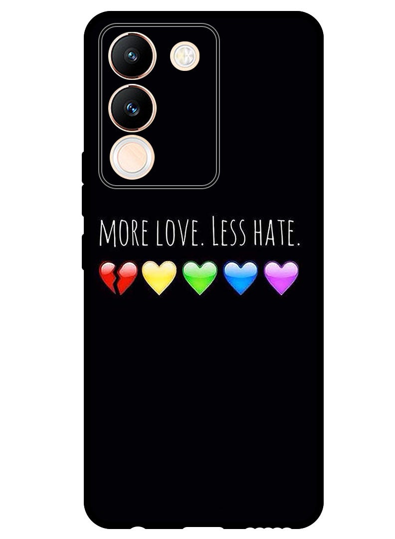 Theodor Protective Case Anti Scratch Shock Proof Bumper Cover For Vivo V29e More Love Less Hate - Image 1