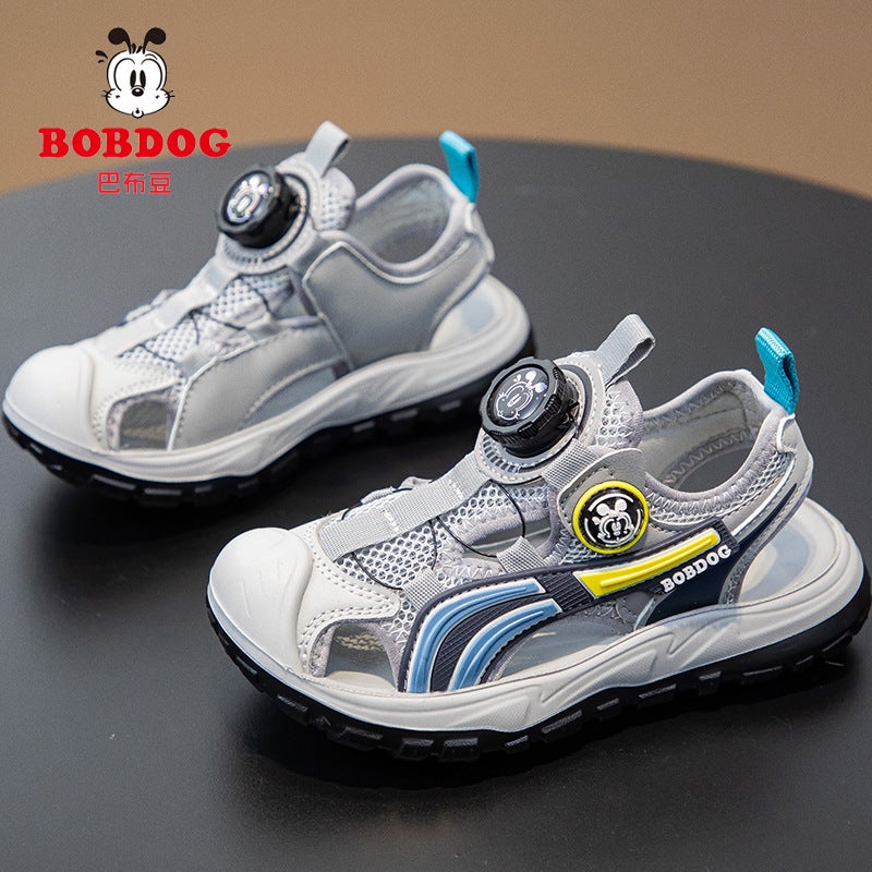 Babudou Kidsren'S Toe-Toe Sandals Boys Summer Beach Shoes 2025 Non-Slip Soft Sole Medium And Large Kidsren'S Sports Sandals - Image 3