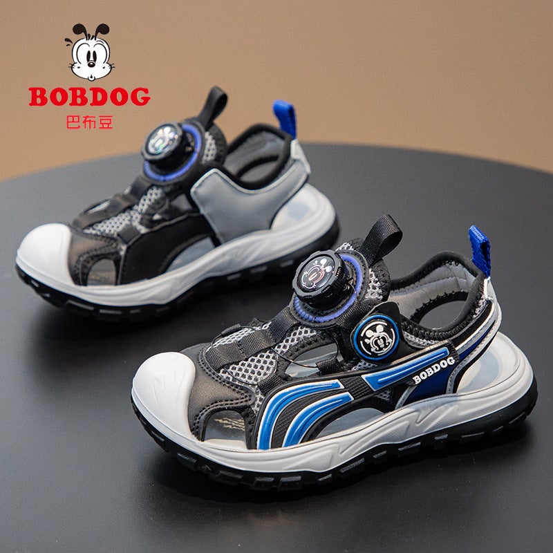 Babudou Kidsren'S Toe-Toe Sandals Boys Summer Beach Shoes 2025 Non-Slip Soft Sole Medium And Large Kidsren'S Sports Sandals - Image 5