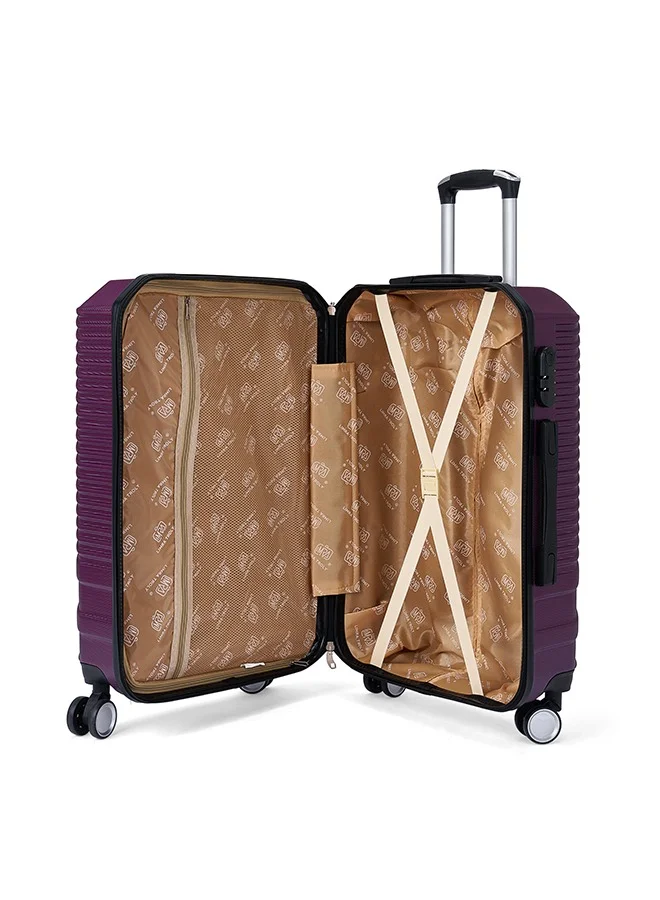 LIMRA A travel bag set consisting of 3 luggage bags maroon/black