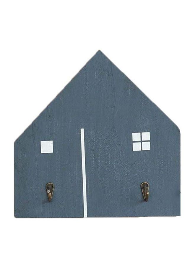 NIBEMINENT - Qiangtie House Shaped Wall Hook Grey 28x28x4cm - Image 1