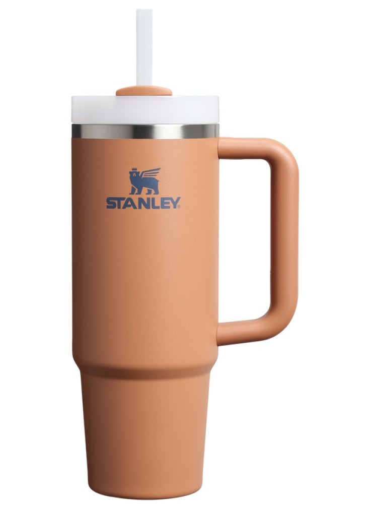 Stanley - Stanley Quencher H2.0 Tumbler with Handle & Straw 40 oz | Twist On 3-Way Lid | Cupholder Compatible for Travel | Insulated Stainless Steel Cup | BPA-Free - Camel color - Image 1