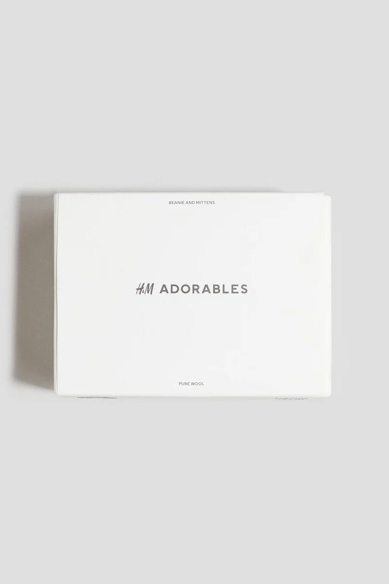 اتش اند ام طقم من صوف ميرينو - قطعتين