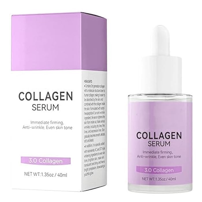 Grospe Collagen Serum For Face, Collagen Face Serum For Skin Tightening Helps Lift, Plump, & Firm Sagging Skin, Serums For Skin Care, Anti Wrinkle 1.35 Fl Oz - Image 1