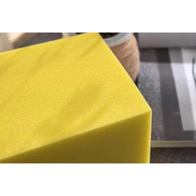 Cotton Linen Cylinder Bolster Pillow Sofa Round Neck Cervical Roll Pillow Washable Bed Long Rectangular Bolster Pillow (Light Blue, Cylindrical Pillow:16×48CM/6.3×18.9) - Image 3