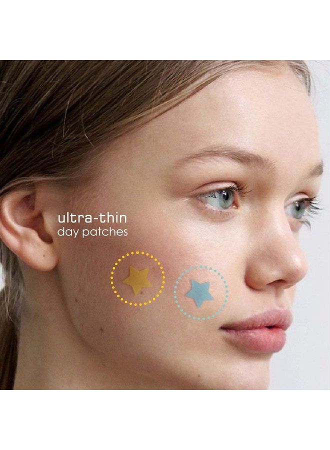 BAGLAK Star Shape Pimple Patch -160 Patches - Yellow & Blue, Hydrocolloid Spot Dots - Blemishes Patch - Pimple Stickers, Patches To Cover Facial Blemishes - Image 3