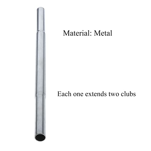 Pro Bamboo Kitchen Golf Club Extension 0.58" Steel Shaft Extender for Iron/Wood Golf Club - Image 2