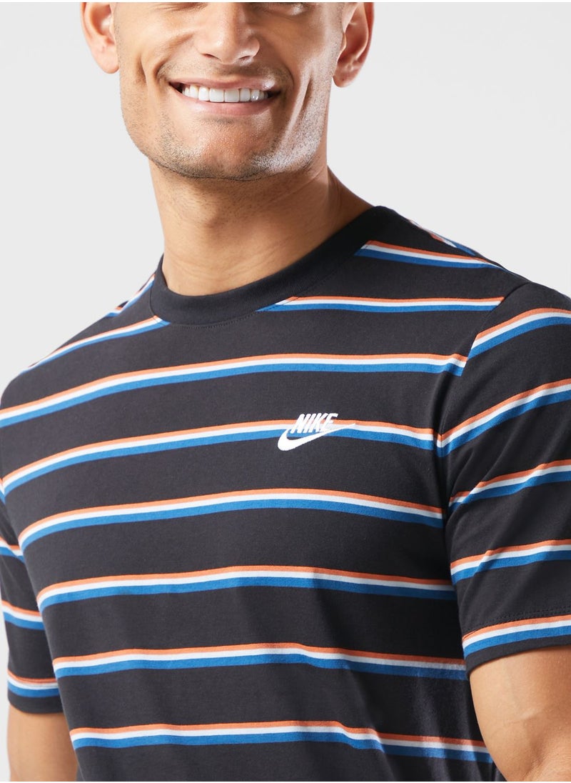 Nike - Nsw Club Stripe T-Shirt - Image 1