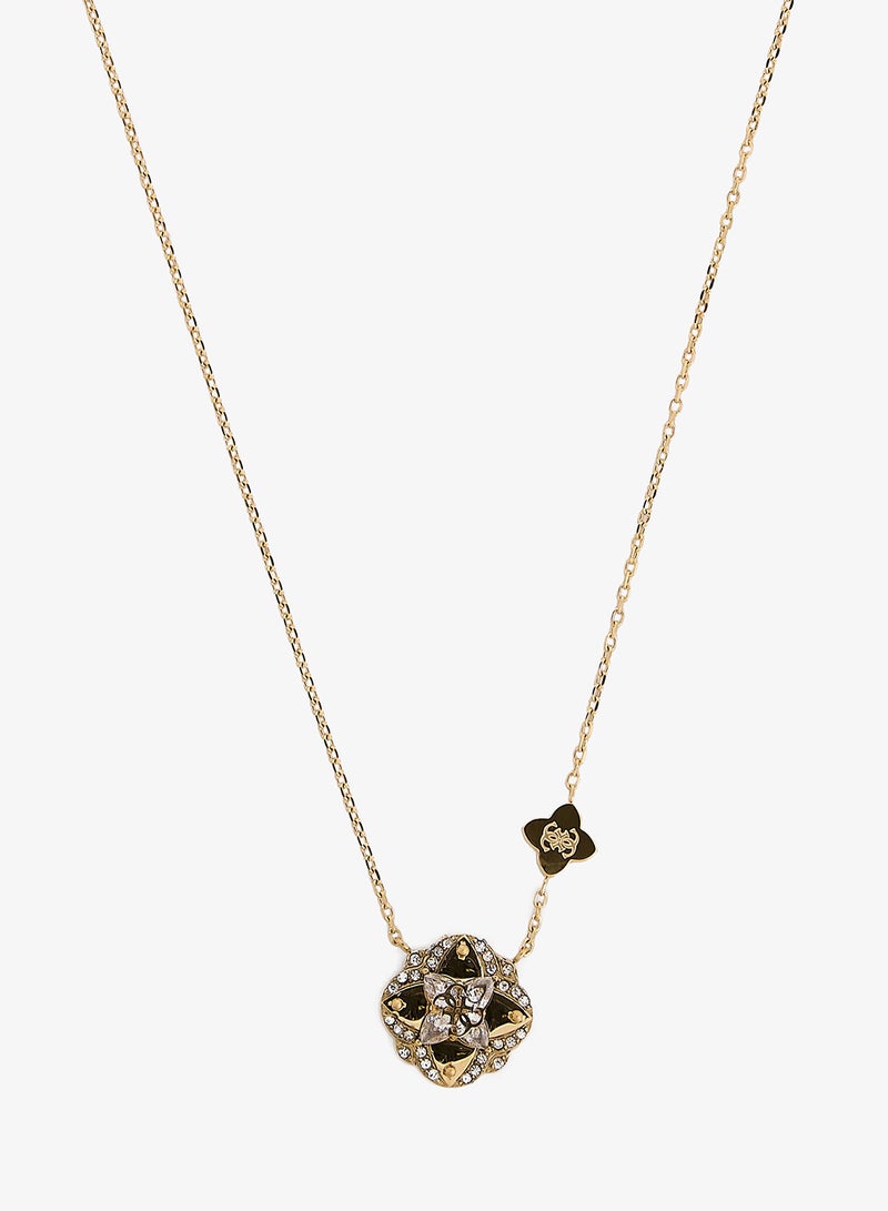 GUESS Wild Flower Logo Necklace - Image 2