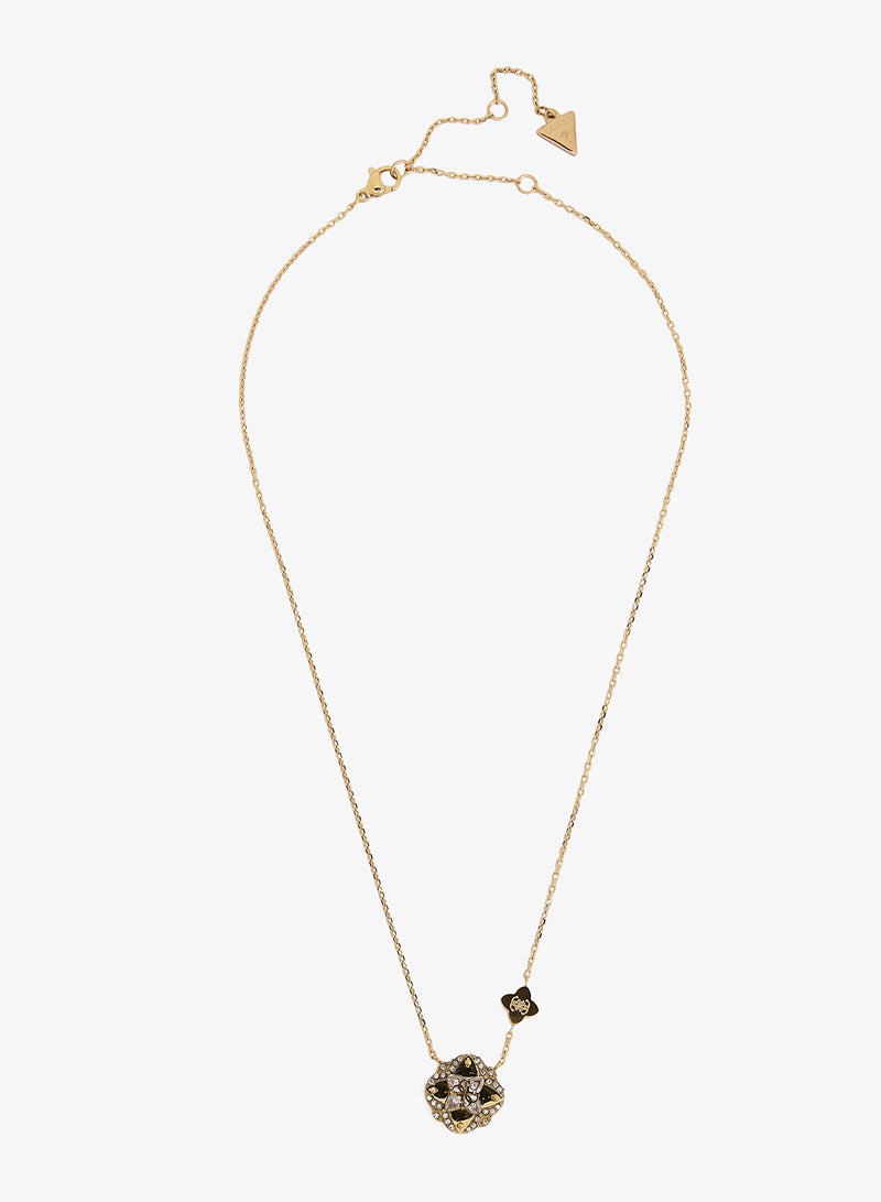 GUESS Wild Flower Logo Necklace - Image 1