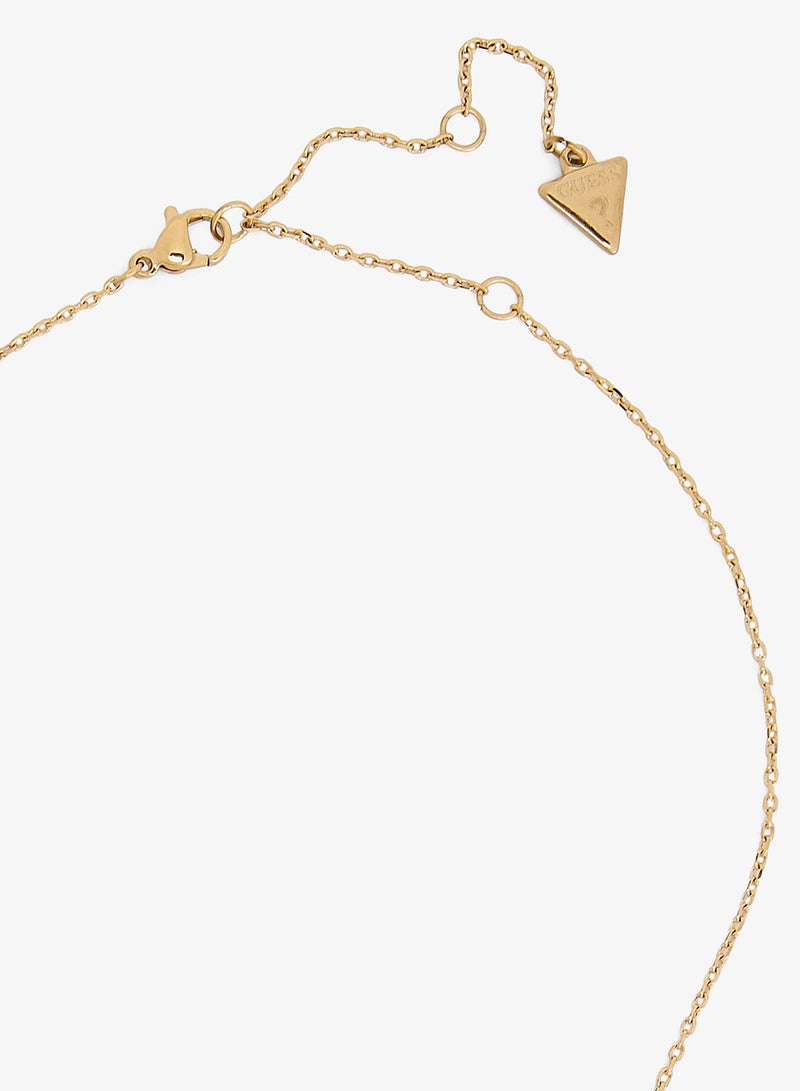GUESS Wild Flower Logo Necklace - Image 3