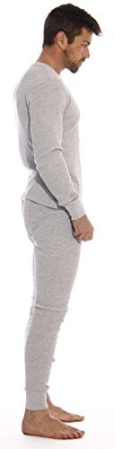 At The Buzzer Thermal Underwear Set for Men 95962-Grey-XL - Image 2