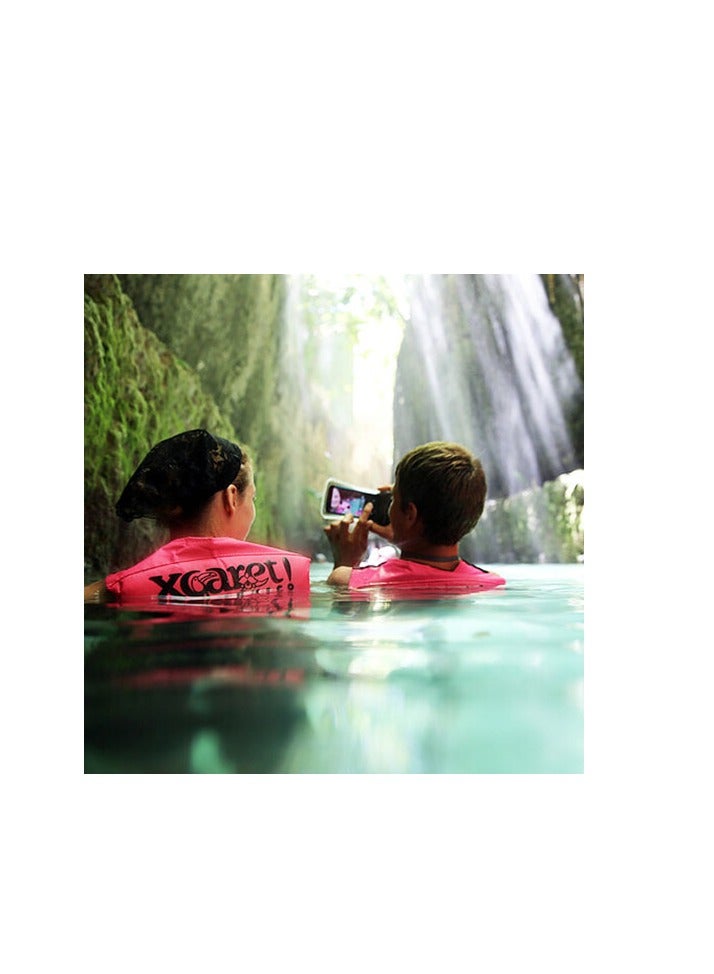 DICAPAC C2 Floating Waterproof Phone Case - Durable, Full-Body Protection for Swimming, Beach, and Outdoor Adventures-Black - Image 3
