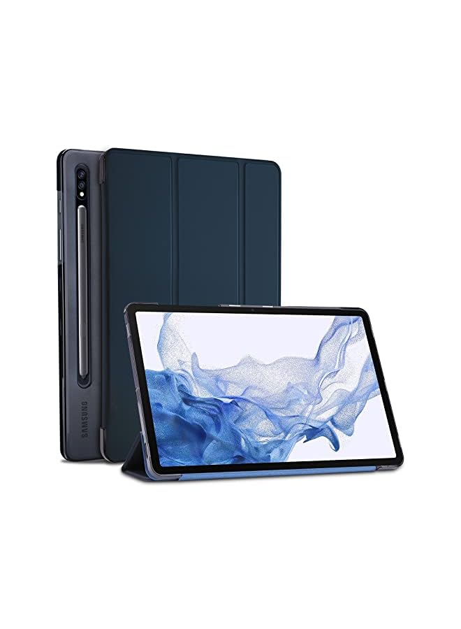 Procases Galaxy Tab S8 Plus/S7 Plus 12.4" Case, Slim Lightweight Stand Case Shell Cover for Samsung X800/X806/T970/T975/T976/T978 2022 2020 Release -Navy - Image 2