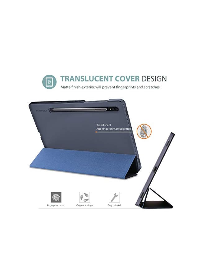 Procases Galaxy Tab S8 Plus/S7 Plus 12.4" Case, Slim Lightweight Stand Case Shell Cover for Samsung X800/X806/T970/T975/T976/T978 2022 2020 Release -Navy - Image 4