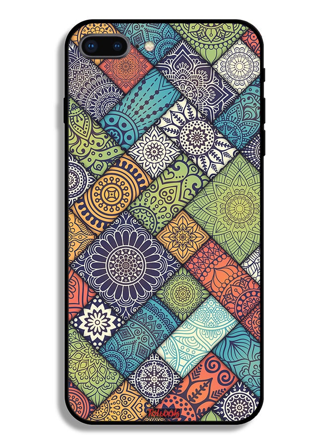 Tolwak Apple iPhone 7 Plus Protective Case Mandala Pattern - Image 2